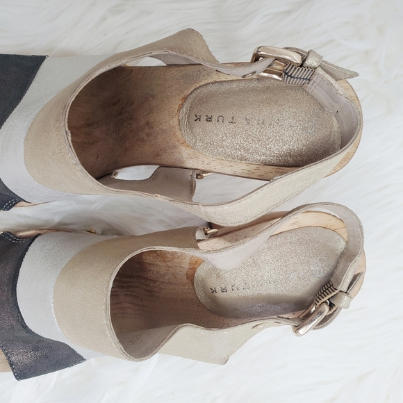 Trina Turk | Pasadena Wooden Block Heels - Picture 5 of 13